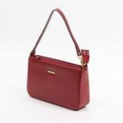 RRP £430 Burberry Rectangular Shoulder Zip Shoulder Bag In Red AAR7421 (Bags Are Not On Site, Please