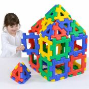 (Jb) RRP £230 Lot To Contain 2 Brand New Boxed Findel Education 80 Piece Giant Polydron Class Sets