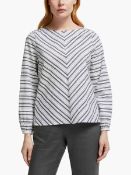 (Jb) RRP £250 Lot To Contain 5 Brand New Unpackaged John Lewis And Partners Woman's Cotton Stripe Bl