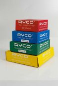 (Jb) RRP £180 Lot To Contain 9 Brand New Boxes Of 100 Ryco Adhesive Book Protectors Size 9.5" H X 7.