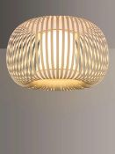 RRP £95 Boxed John Lewis And Partners Harmony Viscos Semi Flush Ceiling Light (87175) (Appraisals