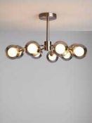 RRP £215 Boxed John Lewis And Partners Huxley 9 Light Ceiling Light Fitting (552701) (Appraisals