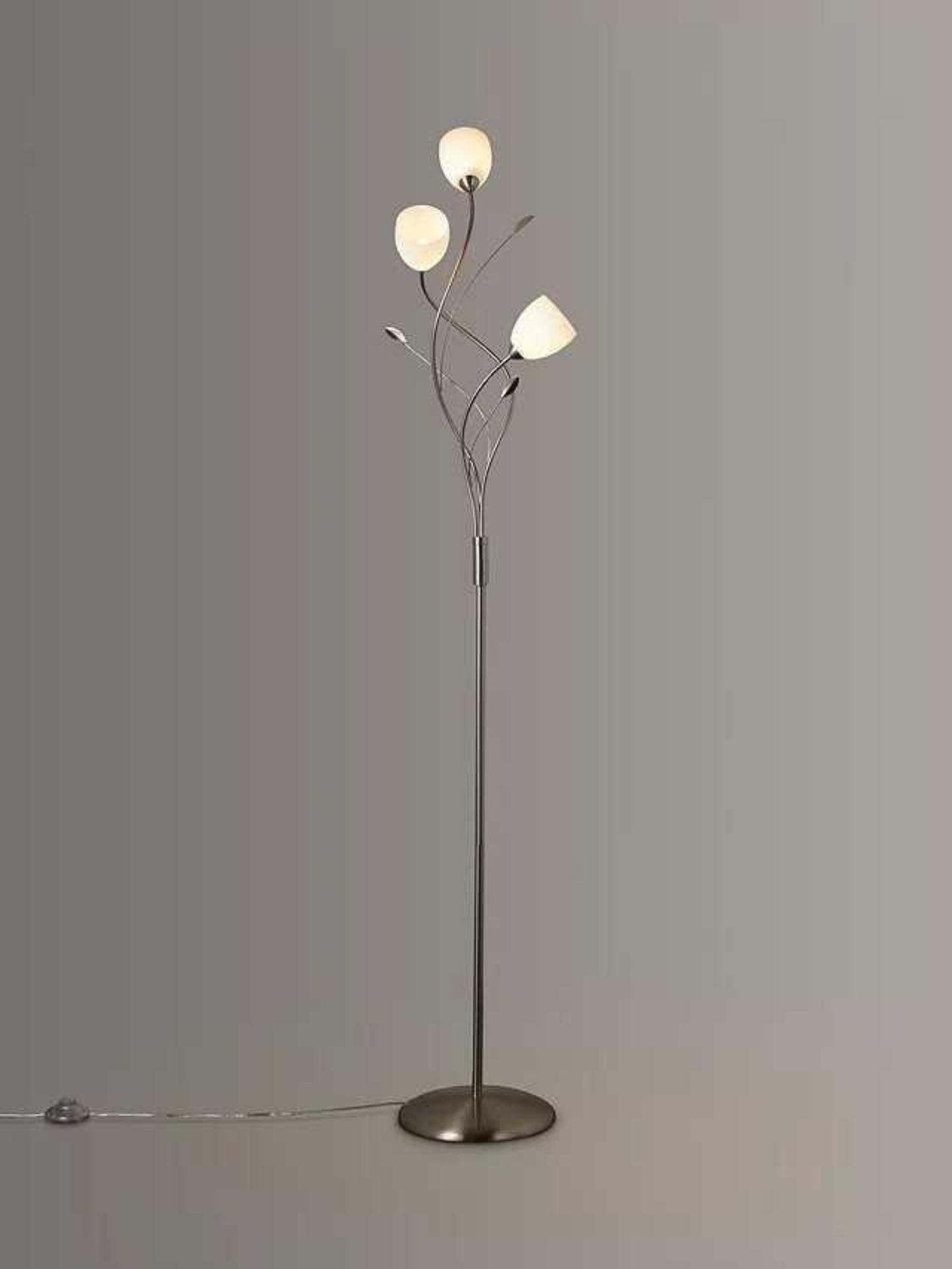 RRP £150 Boxed John Lewis And Partners Amara 3 Light Floor Standing Lamp (600769) (Appraisals