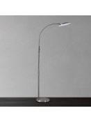 RRP £85 Boxed John Lewis Alister Led Integrated 4 Lamp With A Satin Nickel Finish (Appraisals