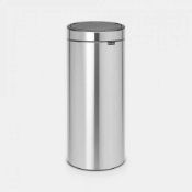 RRP £120 Boxed Brabantia 30 Litre Touch Bin (470385) (Appraisals Available On Request) (Pictures For