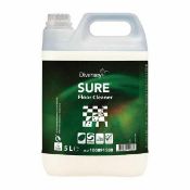RRP £135 Lot To Contain 3 Boxes Each To Contain 6 1 Litre Bottles Of Sure Floor Cleaner (