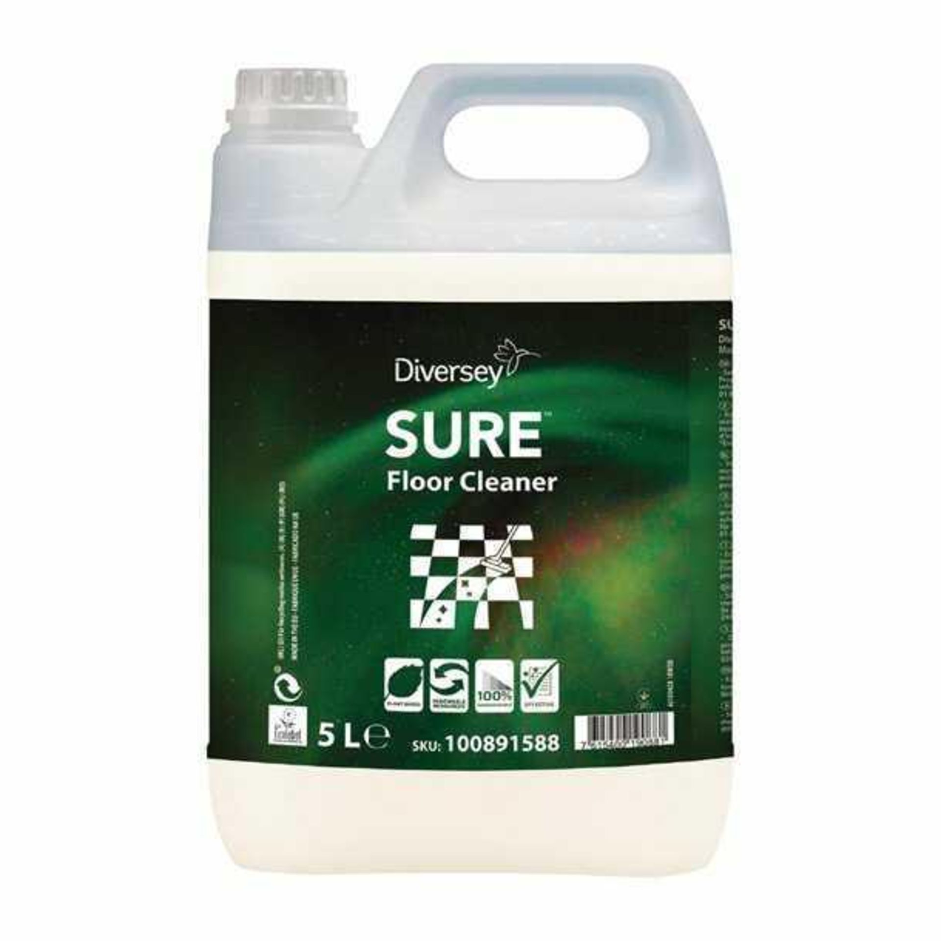 RRP £135 Lot To Contain 3 Boxes Each To Contain 6 1 Litre Bottles Of Sure Floor Cleaner (