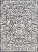 RRP £90 5Ft3X7Ft3 Surya Large Designer Floor Rug In Grey (Appraisals Available On Request)(