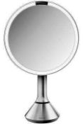 RRP £280 Boxed Simplehuman Trio Sensor Mirror (522404) (Appraisals Available On Request) (Pictures