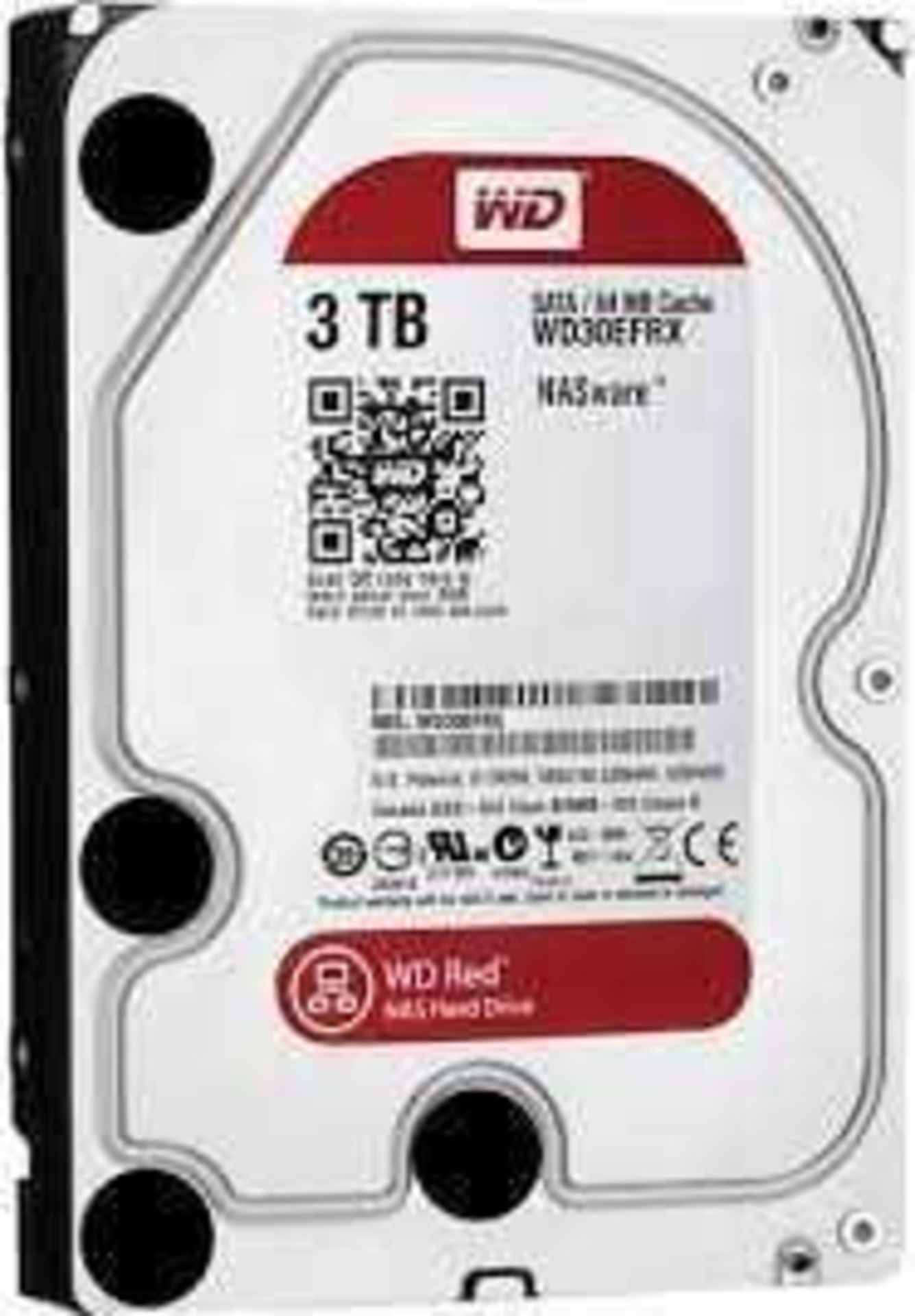 RRP £110 Western Digital Nasware 3.0 3Tb Internal Hard Drive (Appraisals Available On Request) (