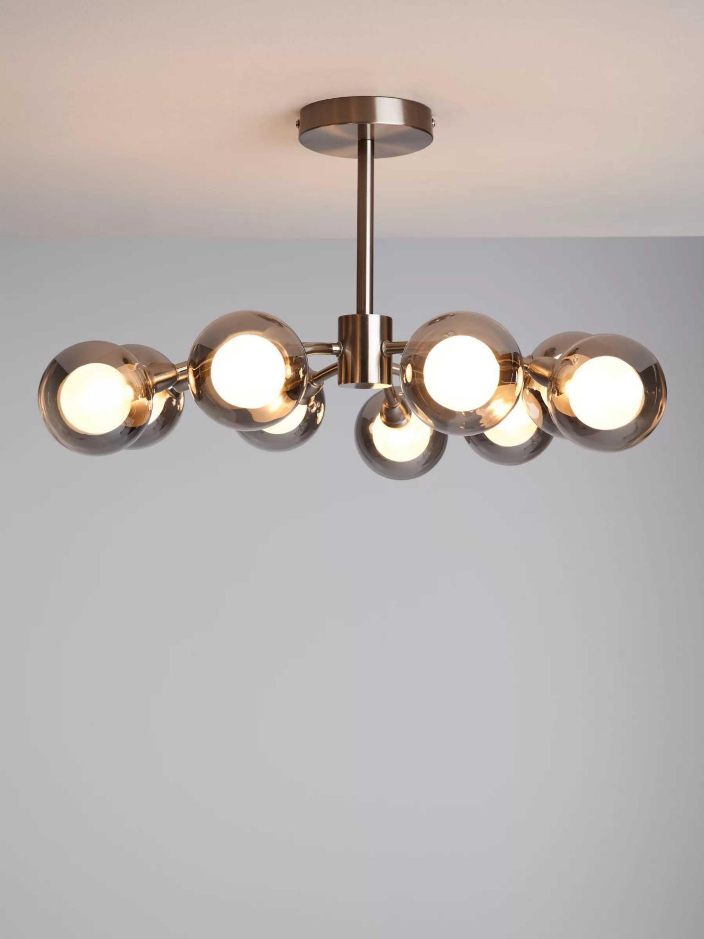 RRP £215 Boxed John Lewis And Partners Huxley 9 Light Ceiling Light (614206) (Appraisals Available