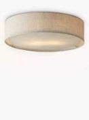 RRP £80 John Lewis And Partners Samantha Flush Ceiling Light (4857519) (Appraisals Available On