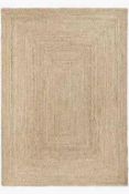 RRP £90 230X160Cm Basic Heringboard Hard-Wearing Floor Rug (2413190)(Appraisals Available On