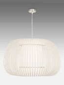 RRP £145 Boxed John Lewis And Partners Harmony Large Designer Ceiling Light (535419) (Appraisals