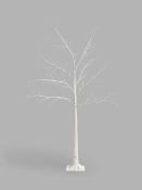 RRP £90 Boxed John Lewis And Partners White Birch Pre Lit 6 Ft Tree (22.152) (Appraisals Available