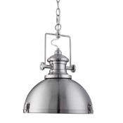 RRP £280 Boxed Searchlight 1 Industrial Pendant Light (Appraisals Available On Request) (Pictures