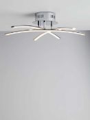 RRP £105 Boxed John Lewis And Partners Trinity Integrated Led Semi Flush Ceiling Light (655514) (