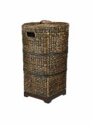 RRP £75 Boxed John Lewis And Partners Depali Hyacinth Laundry Bin (6.264) (Appraisals Available On