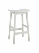 RRP £80 Boxed John Lewis And Milo Bar Stool In Smoke (83679101) (Appraisals Available On Request) (