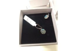 RRP £115 Lot To Contain 2 Boxed Pairs Of John Lewis And Partners Precious Gem Stone Earrings (45.