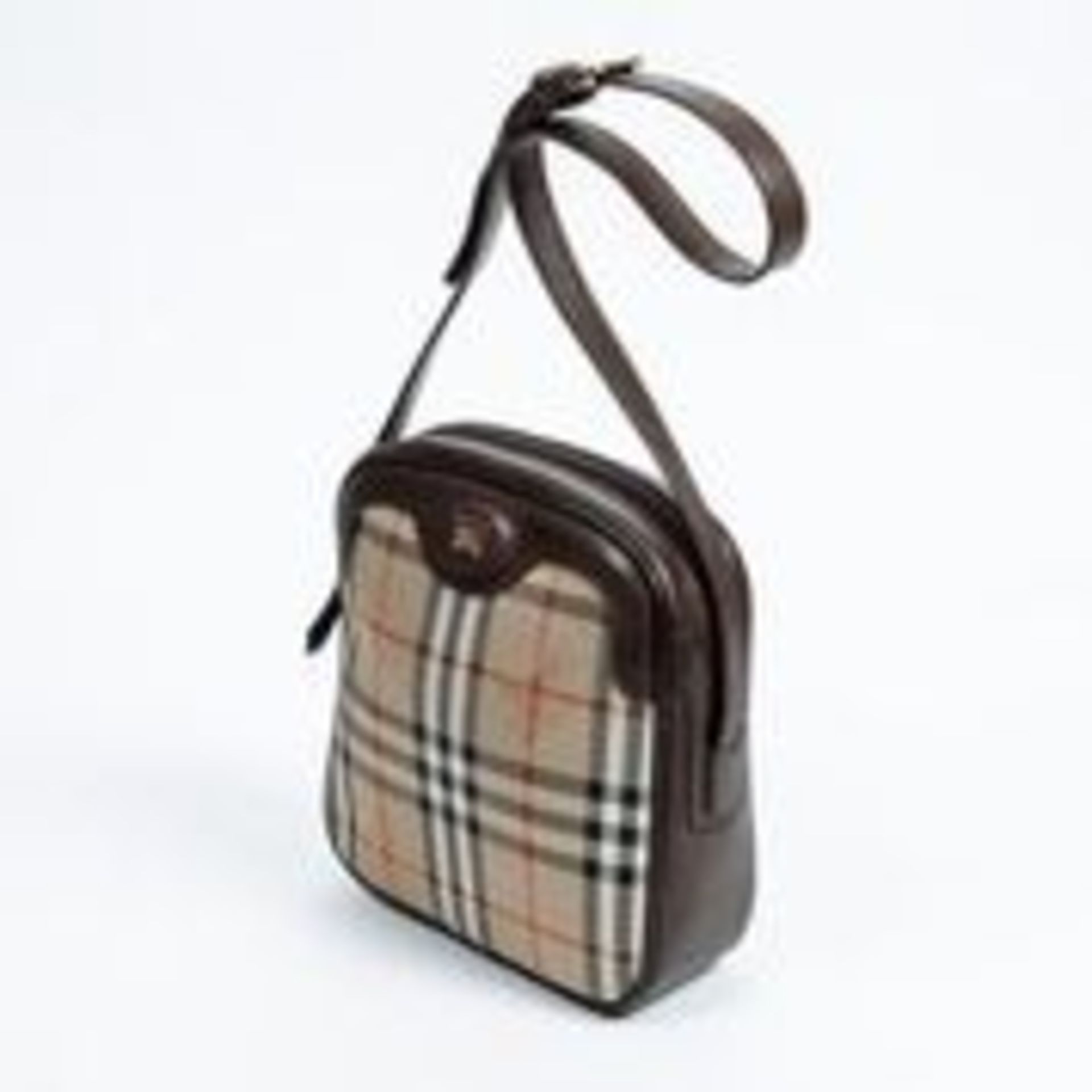 RRP £480 Burberry's Oval Messenger Shoulder Bag In Brown/Beige AAR8121 (Bags Are Not On Site, Please - Image 2 of 6
