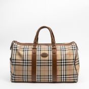 RRP £560 Burberry Travel Boston Bag Beige/Brown Grade AB AAR7296 (Bags Are Not On Site, Please Email