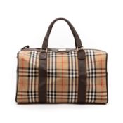 RRP £740 Burberry Boston Bag Shoulder Bag Brown/Beige Grade A AAR2417 (Bags Are Not On Site,