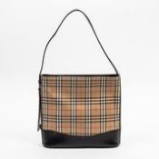 RRP £560 Burberry Square Shoulder Tote Bag In Beige/Black AAR7894 (Bags Are Not On Site, Please