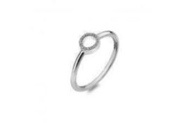 RRP £235 Boxed Hot Diamonds Gold Collection Ladies Infinity Single Stone Diamond Ring (45.106) (