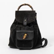 RRP £1000 Gucci Bamboo Backpack Black Grade B AAP4398 (Bags Are Not On Site, Please Email For