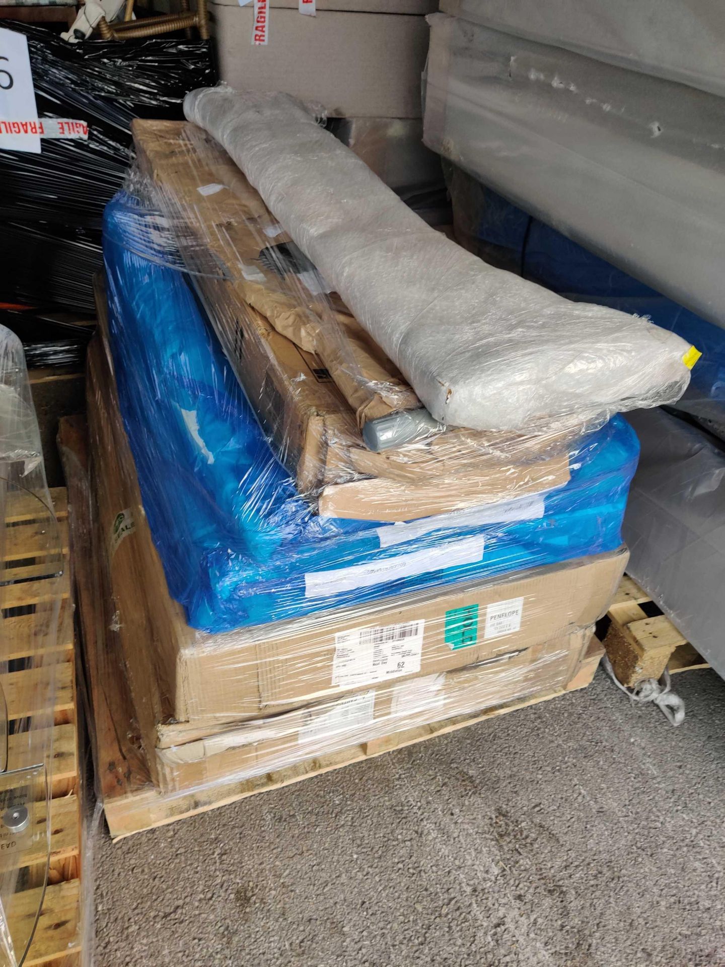(Jb) RRP £500 Pallet To Contain Large Assortment Of Cots, Mattresses And Ironing Boards