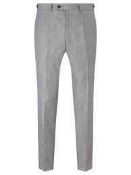 RRP £90 Pair Of Ladies Wool Blend Designer Grey Suite Trousers Size 16 (35.075) (Appraisals