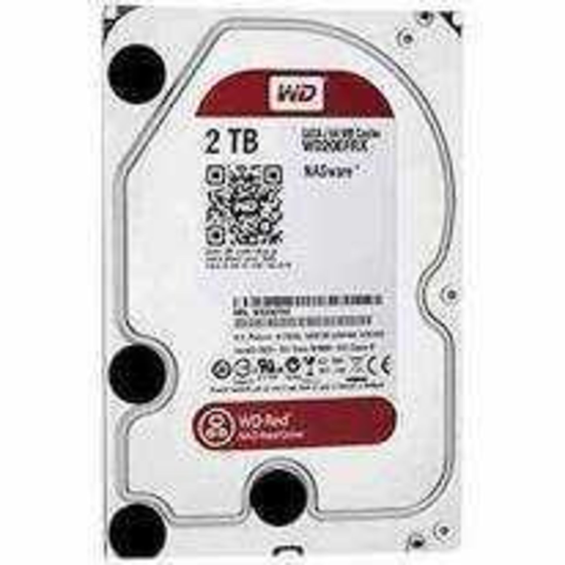RRP £110 Bagged Wd 2.0 Tb Nas Wear Red Hard Drive (Appraisals Available On Request) (Pictures For