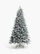 RRP £120 Boxed John Lewis And Partners 6Ft Prelit Snowy Pop Up Tree (39.141) (Appraisals Available