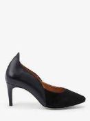 RRP £80 Boxed Pair Of Sargossa Size Eu 40 Destiny Ladies Black Heeled Shoes (895.016) (Appraisals