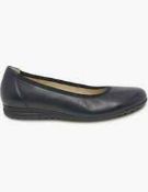 RRP £85 Boxed Pair Of Size Uk 4 Gabora Eswick Ladies Wedge Shoes (9.008) (Appraisals Available On