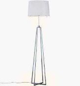 RRP £195 Boxed John Lewis And Partners Lockhart Floor Lamp (521449) (Appraisals Available On