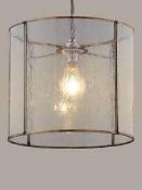 RRP £130 Lot To Contain 2 Boxed Croft Collection Leighton Pendant Light Shade (668558, 601119) (