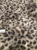 RRP £350 John Lewis And Partners Grey And Black Leopard Print Large Throw (26.179) (Appraisals