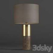 RRP £100 Boxed John Lewis And Partners Akani Brushed Brass Table Lamp (776775) (Appraisals Available