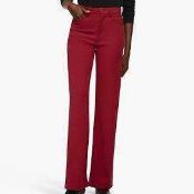 RRP £90 Pair Of Size 18 John Lewis And Partners Red Designer Trousers (35.075) (Appraisals Available