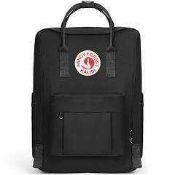 RRP £85 Falraven Kunken Black Mini Backpack (352515) (Appraisals Available On Request)(Pictures