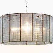 RRP £250 Boxed John Lewis And Partners Rhea 3 Light Ceiling Light (749592) (Appraisals Available