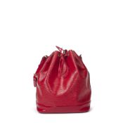 RRP £1225 Louis Vuitton Noe Red Shoulder Bag Grade AA AAR8266 (Bags Are Not On Site, Please Email