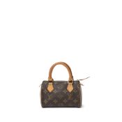 RRP £540 Louis Vuitton Mini Speedy Brown Handbag Grade A AAR7217 (Bags Are Not On Site, Please Email