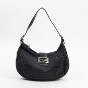 RRP £485 Fendi Hobo Bag Shoulder Bag Black Grade A AAR7314 (Bags Are Not On Site, Please Email For