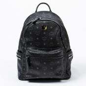 RRP £565 MCM Stark Side Stud Stark Backpack Black Grade A AAP3314 (Bags Are Not On Site, Please
