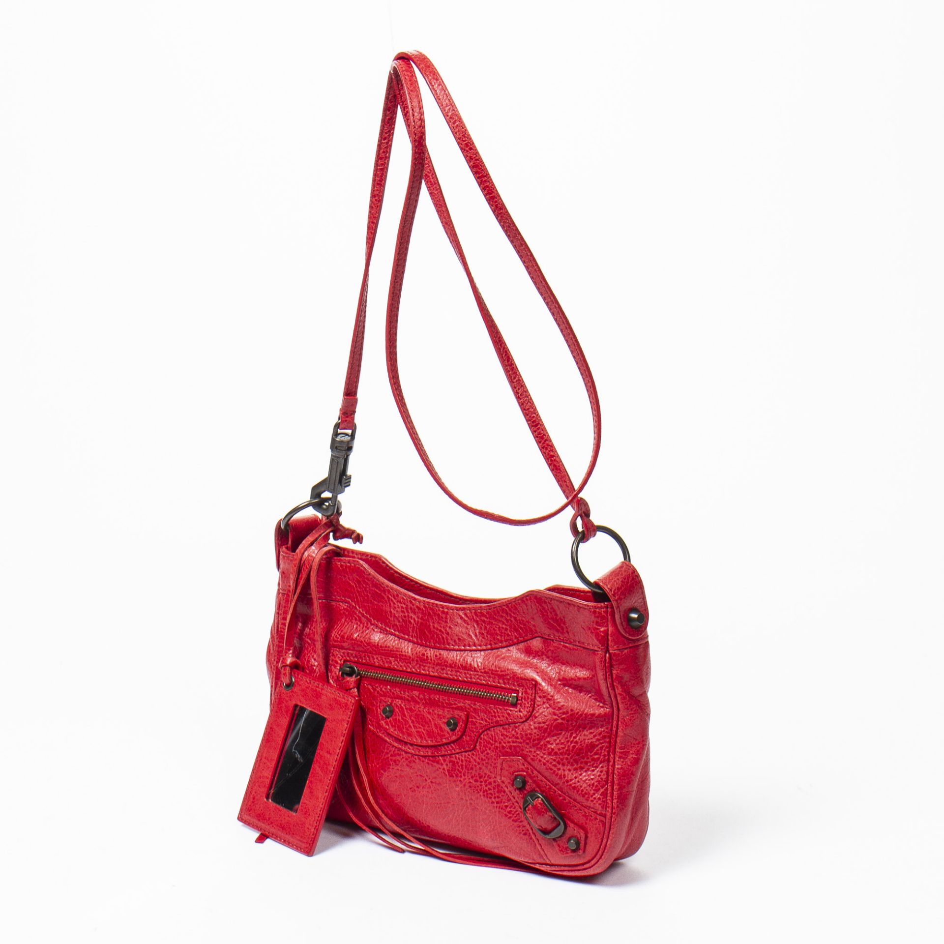 RRP £565 Balenciaga Classic Hip Red Shoulder Bag AAQ2672 (Bags Are Not On Site, Please Email For - Image 3 of 7