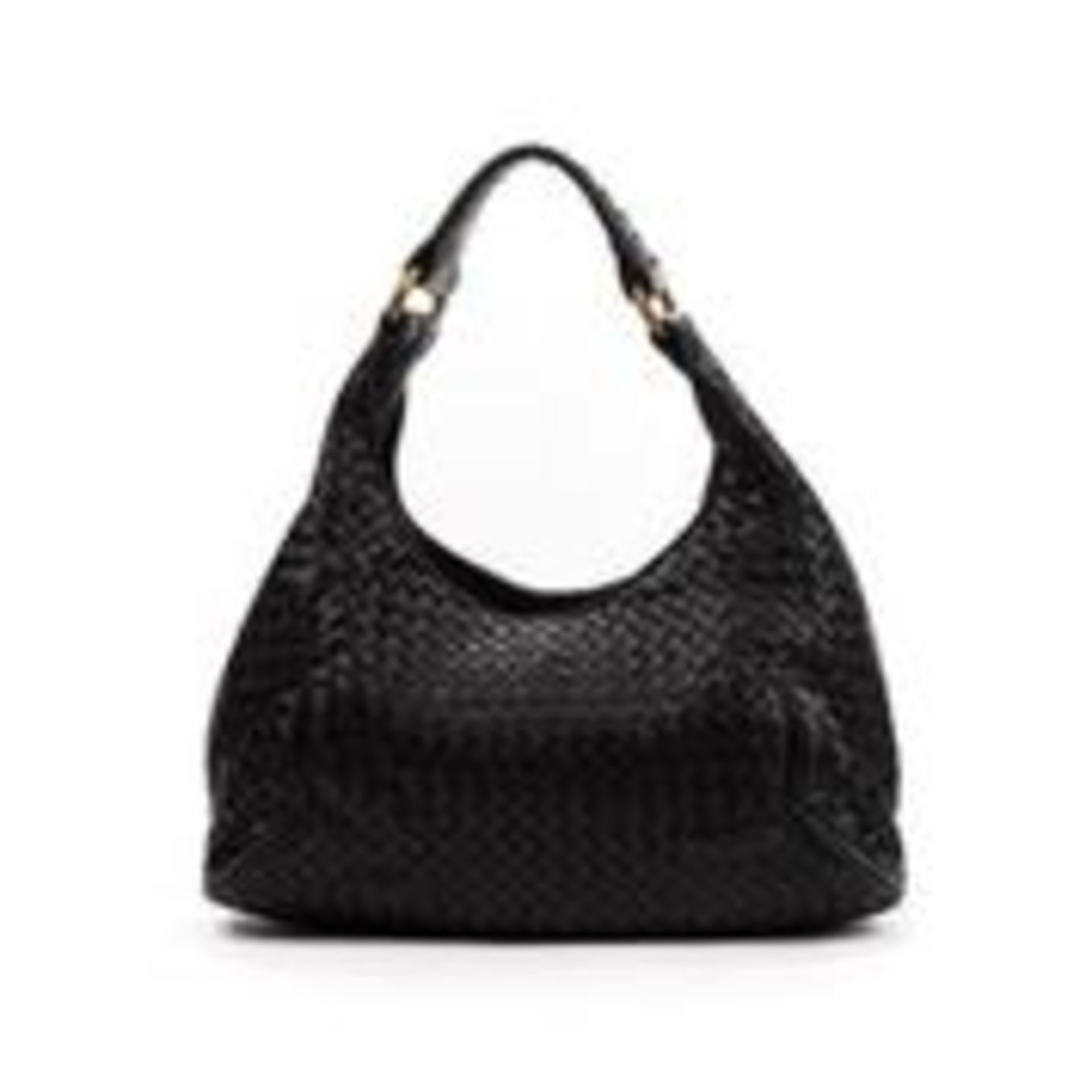 RRP £485 Bottega Veneta Vintage Ball Hobo Shoulder Bag In Black AAR2410 (Bags Are Not On Site, - Image 2 of 6