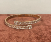 RRP £18000 Diamond Baguette Bangle 4.34ct Diamonds. 14g of 18K Rose Gold (Appraisals Available On